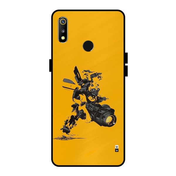 Bumblebee Metal Back Case for Realme 3