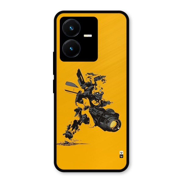 Bumblebee Metal Back Case for Vivo Y22