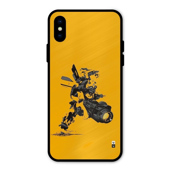 Bumblebee Metal Back Case for iPhone XS