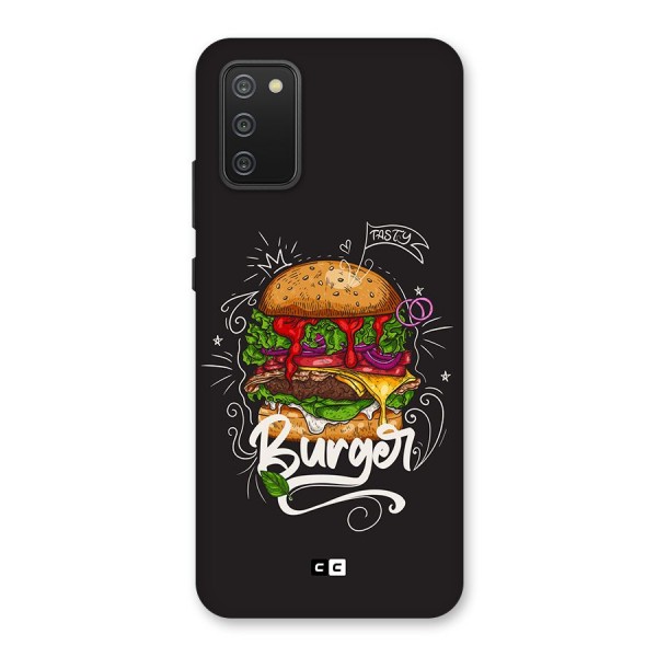 Burger Lover Back Case for Galaxy M02s