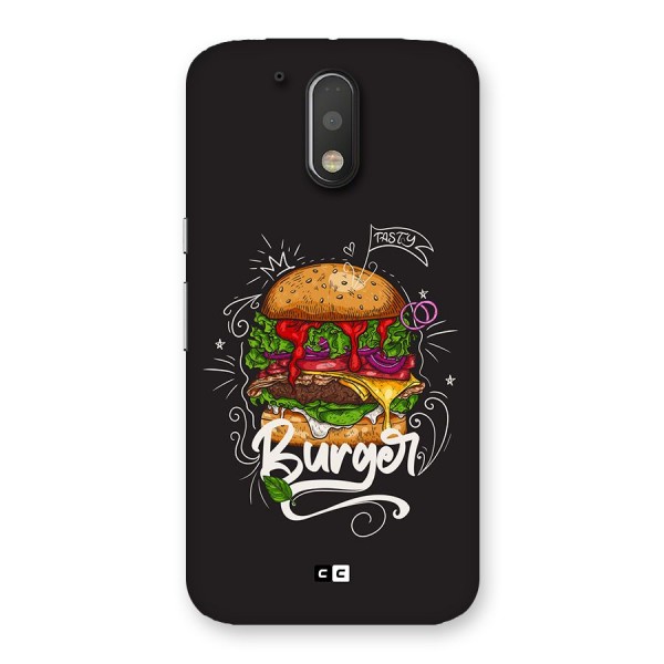 Burger Lover Back Case for Moto G4 Plus