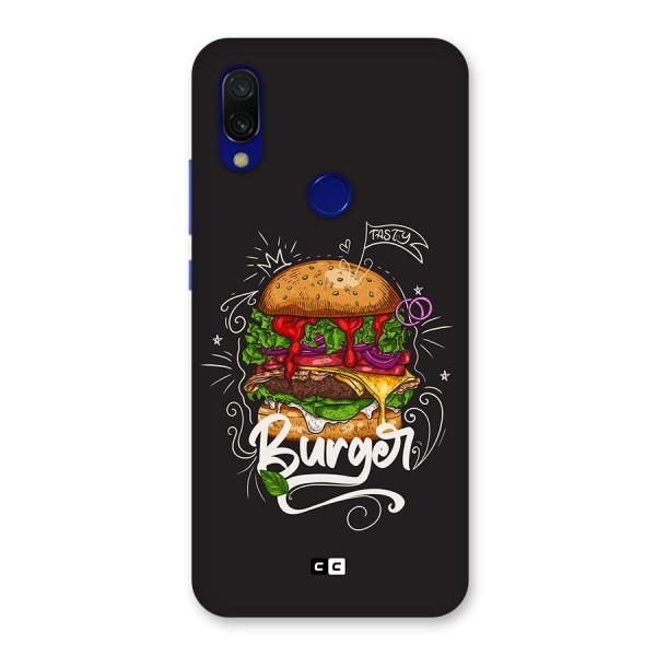 Burger Lover Back Case for Redmi 7