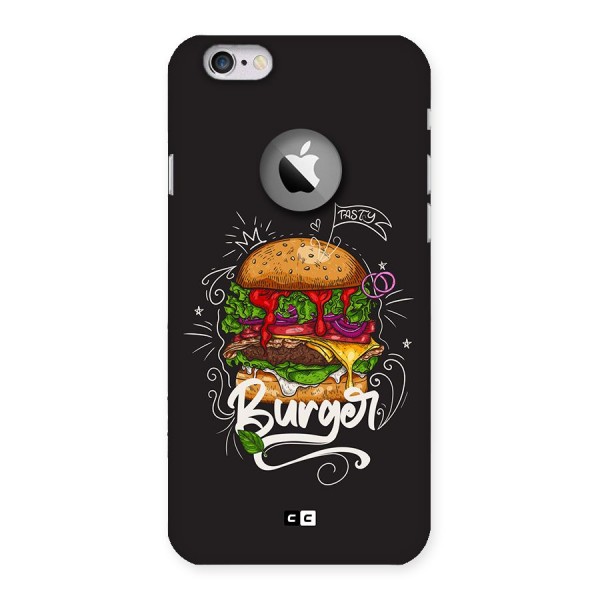Burger Lover Back Case for iPhone 6 Logo Cut