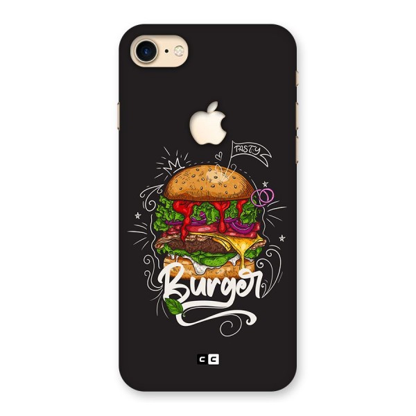Burger Lover Back Case for iPhone 7 Apple Cut