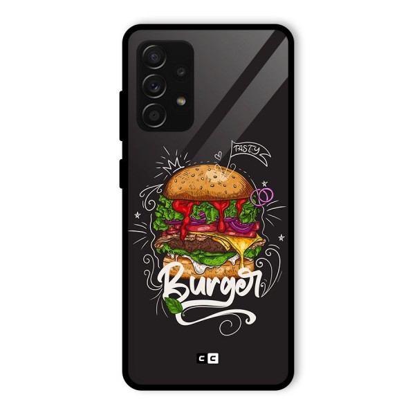 Burger Lover Glass Back Case for Galaxy A53 5G