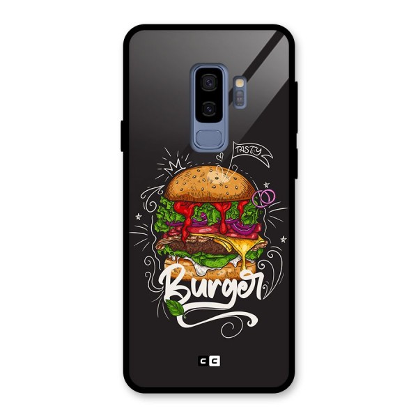 Burger Lover Glass Back Case for Galaxy S9 Plus