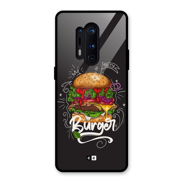 Burger Lover Glass Back Case for OnePlus 8 Pro