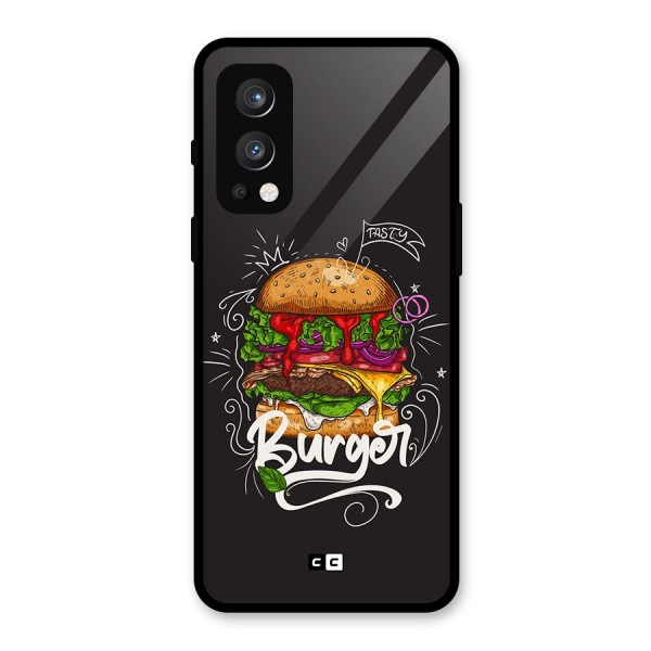 Burger Lover Glass Back Case for OnePlus Nord 2 5G