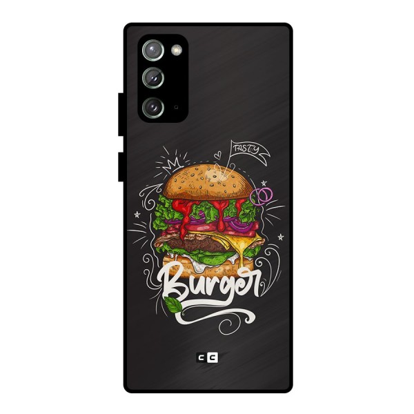 Burger Lover Metal Back Case for Galaxy Note 20