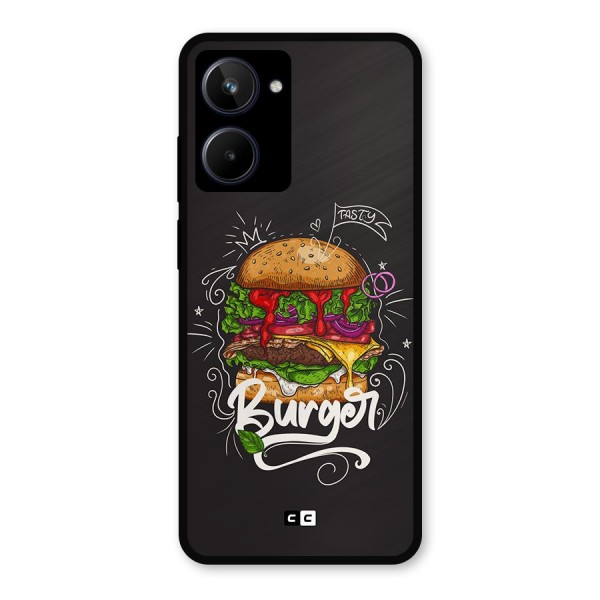 Burger Lover Metal Back Case for Realme 10