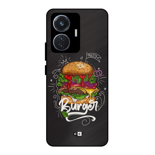 Burger Lover Metal Back Case for iQOO Z6 44W
