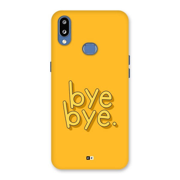Bye Bye Back Case for Galaxy M01s