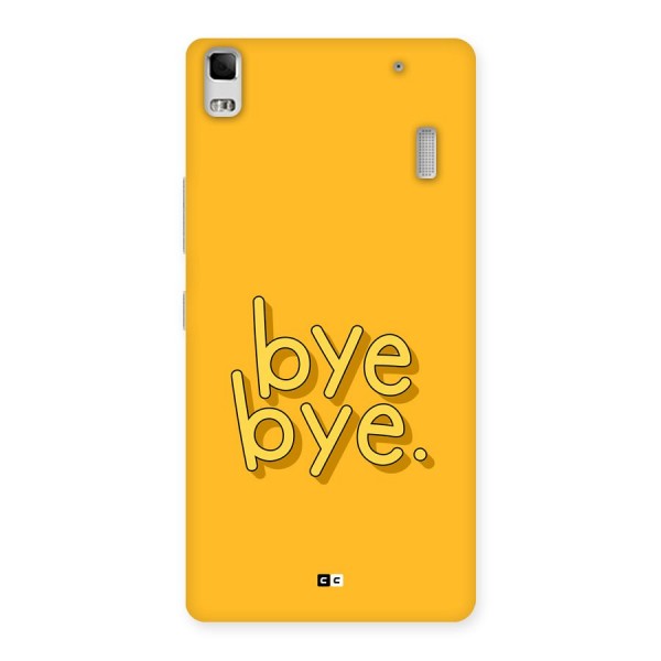Bye Bye Back Case for Lenovo K3 Note