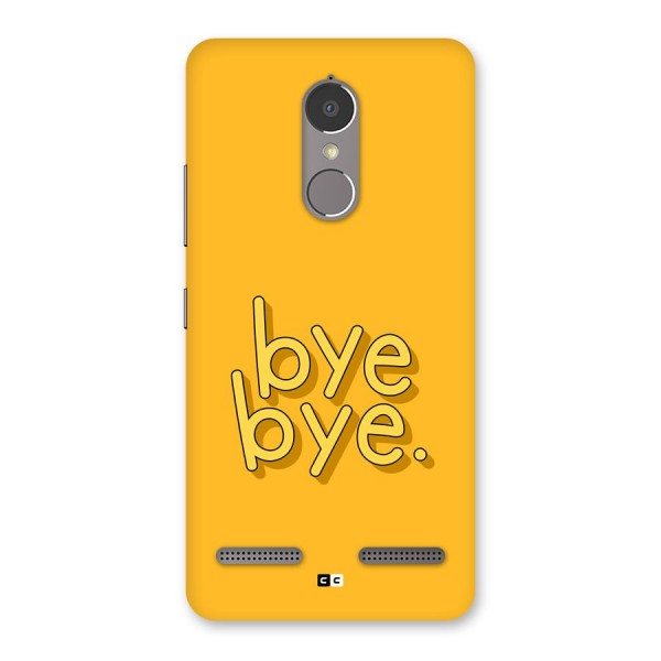 Bye Bye Back Case for Lenovo K6 Power