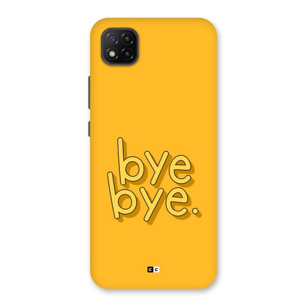 Bye Bye Back Case for Poco C3