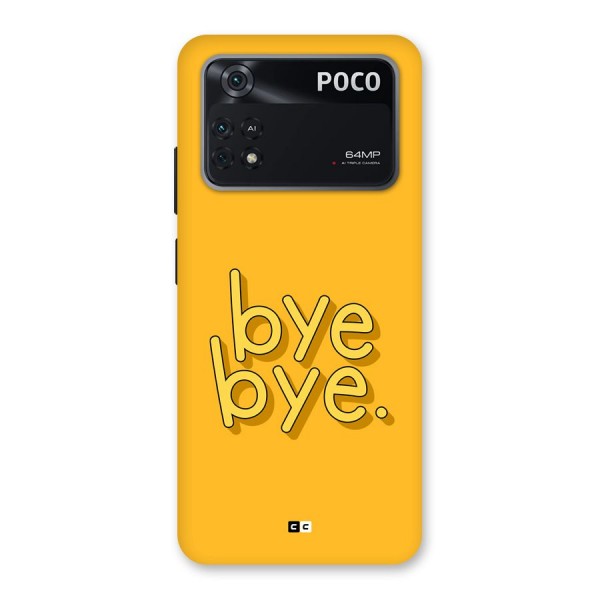 Bye Bye Back Case for Poco M4 Pro 4G