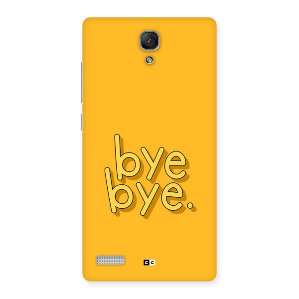 Bye Bye Back Case for Redmi Note Prime