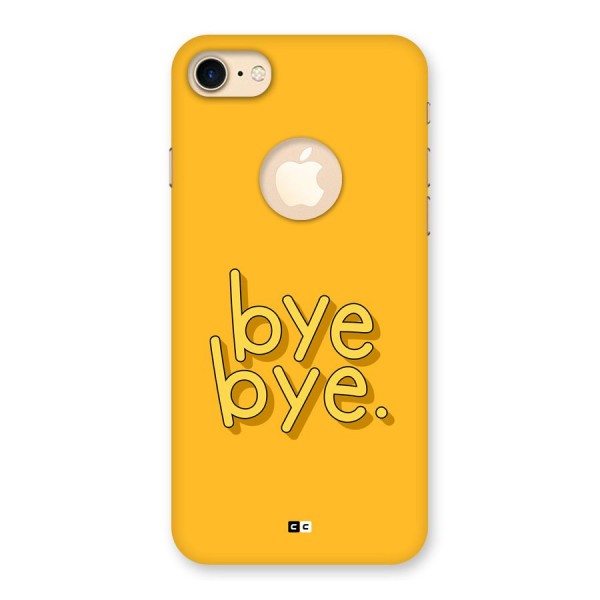 Bye Bye Back Case for iPhone 7 Logo Cut