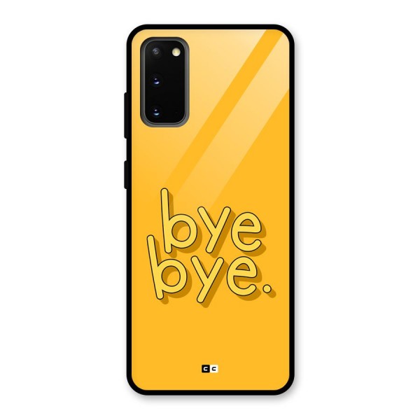 Bye Bye Glass Back Case for Galaxy S20