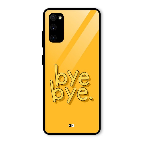 Bye Bye Glass Back Case for Galaxy S20 FE 5G