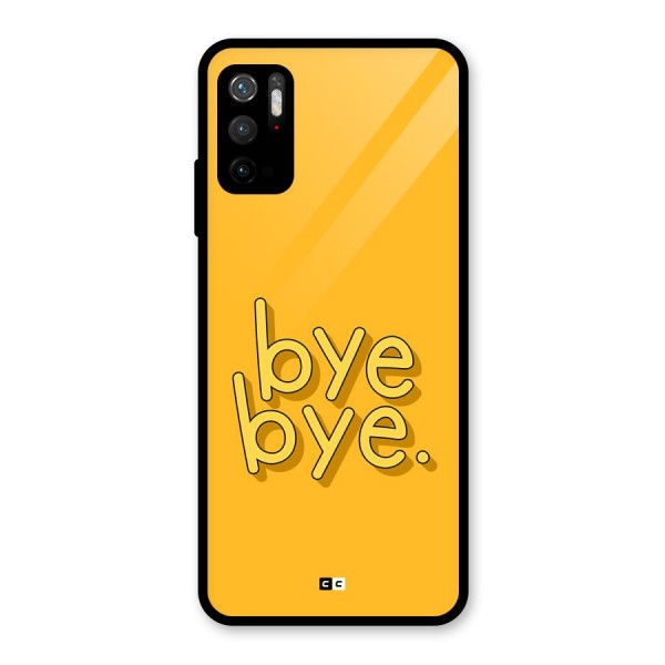 Bye Bye Glass Back Case for Poco M3 Pro 5G