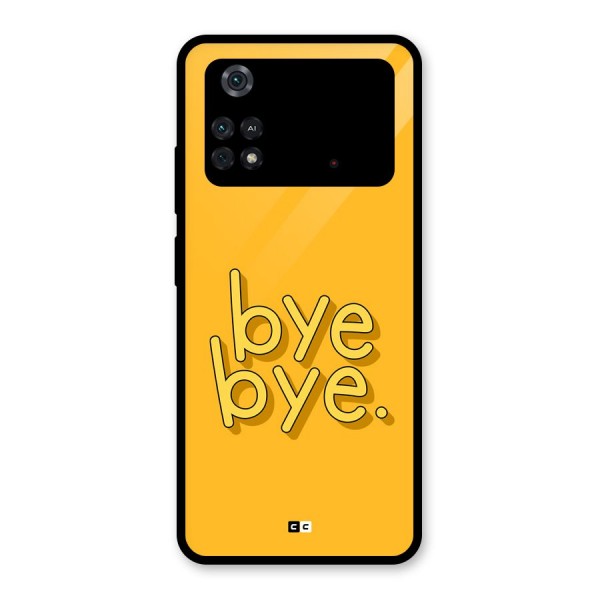 Bye Bye Glass Back Case for Poco M4 Pro 4G