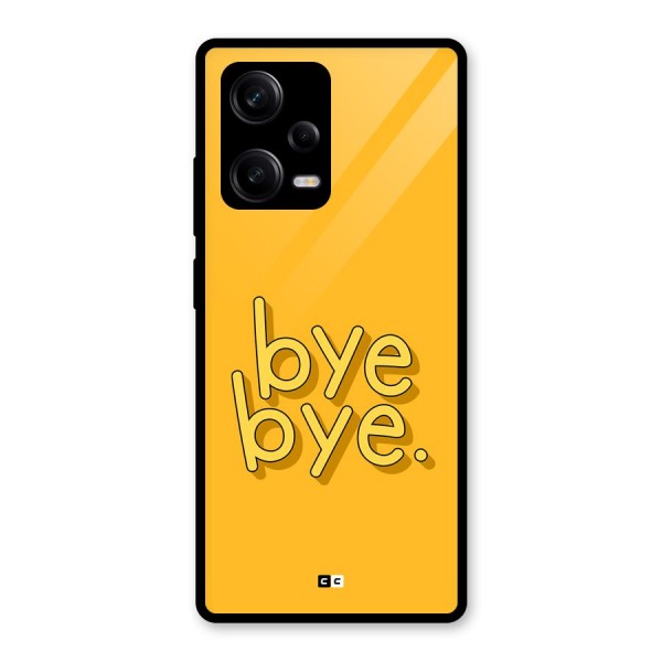 Bye Bye Glass Back Case for Redmi Note 12 Pro