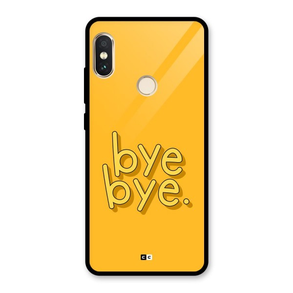Bye Bye Glass Back Case for Redmi Note 5 Pro