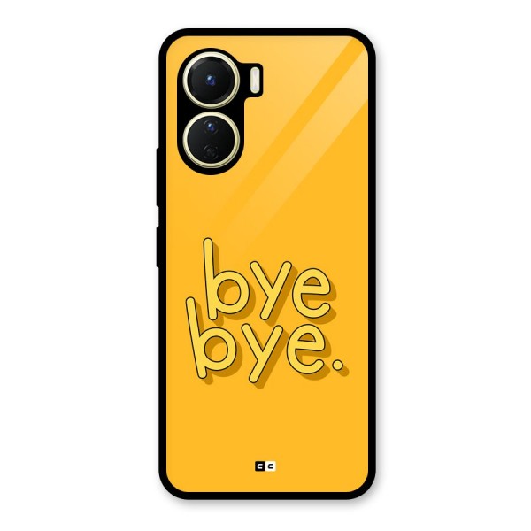 Bye Bye Glass Back Case for Vivo Y16