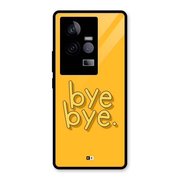 Bye Bye Glass Back Case for Vivo iQOO 11 5G