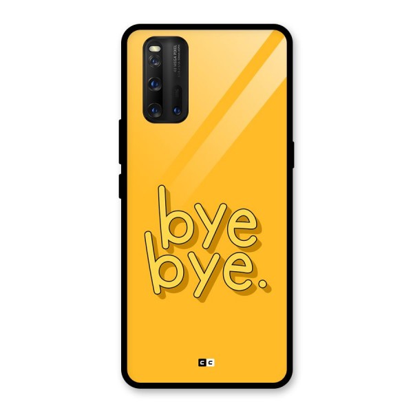 Bye Bye Glass Back Case for Vivo iQOO 3