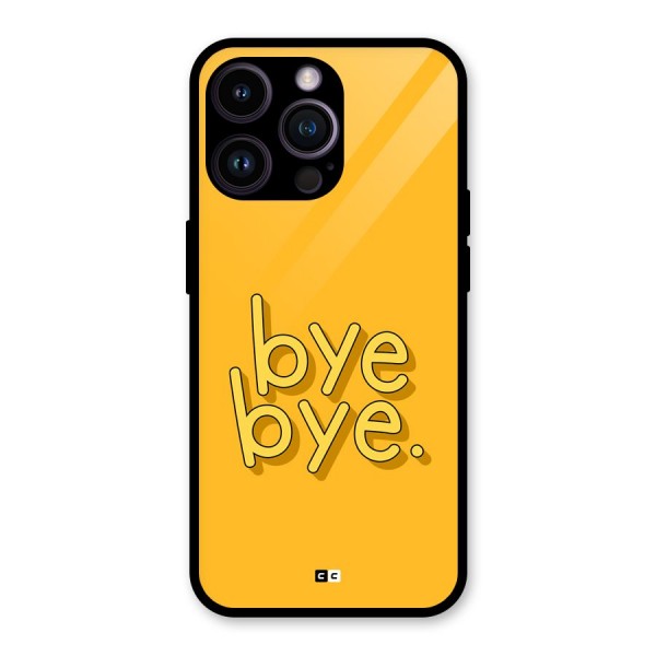 Bye Bye Glass Back Case for iPhone 14 Pro Max