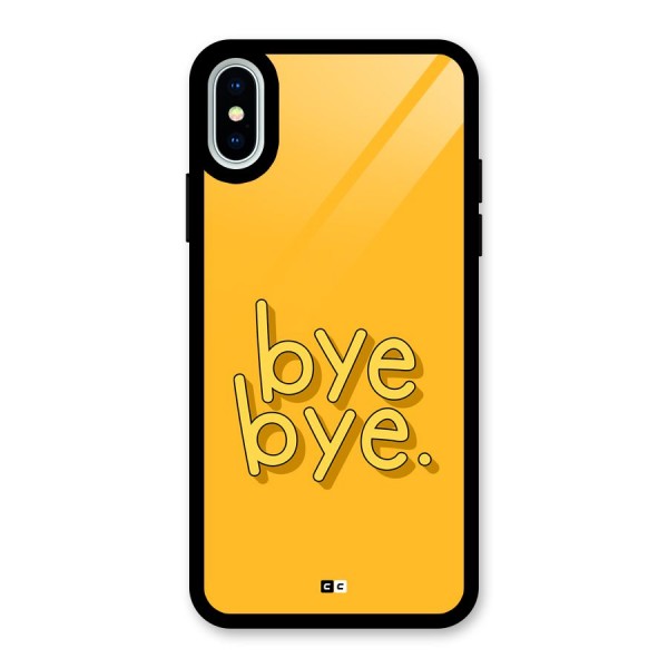 Bye Bye Glass Back Case for iPhone X