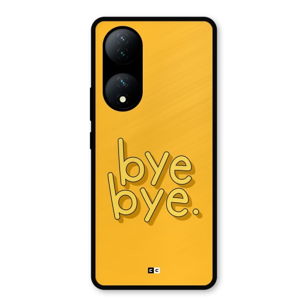 Bye Bye Metal Back Case for Vivo T2