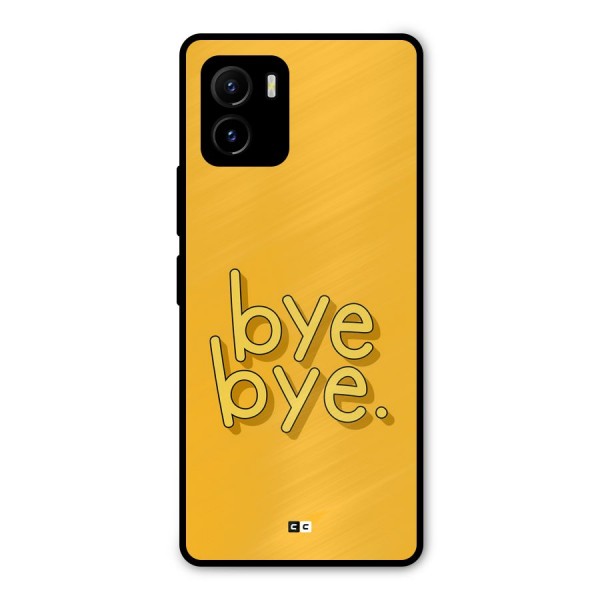 Bye Bye Metal Back Case for Vivo Y15s