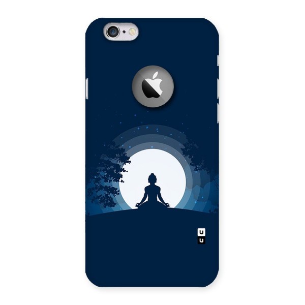 Calm Meditation Back Case for iPhone 6 Logo Cut