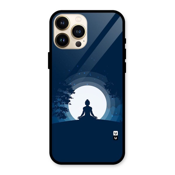 Calm Meditation Glass Back Case for iPhone 13 Pro Max