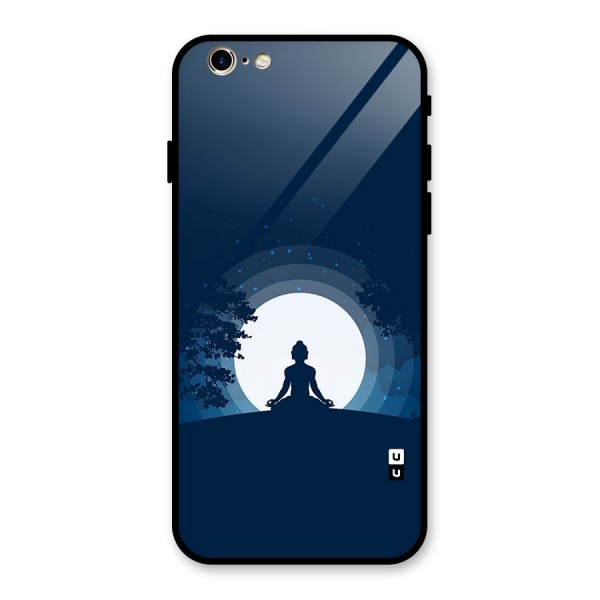 Calm Meditation Glass Back Case for iPhone 6 6S