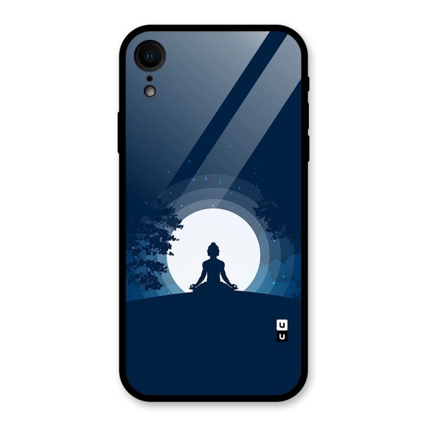 Calm Meditation Glass Back Case for iPhone XR