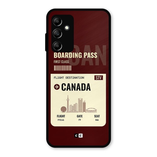 Canada Boarding Pass Metal Back Case for Galaxy A14 5G