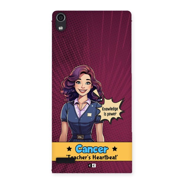 Cancer Heartbeat Back Case for Ascend P6