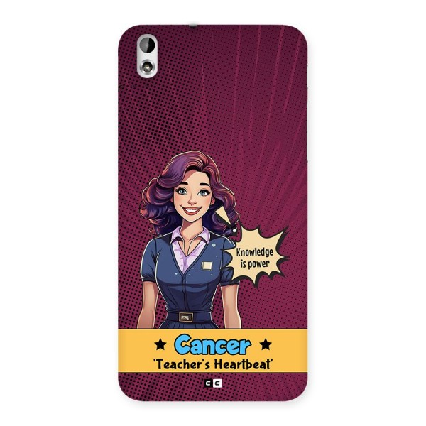 Cancer Heartbeat Back Case for Desire 816