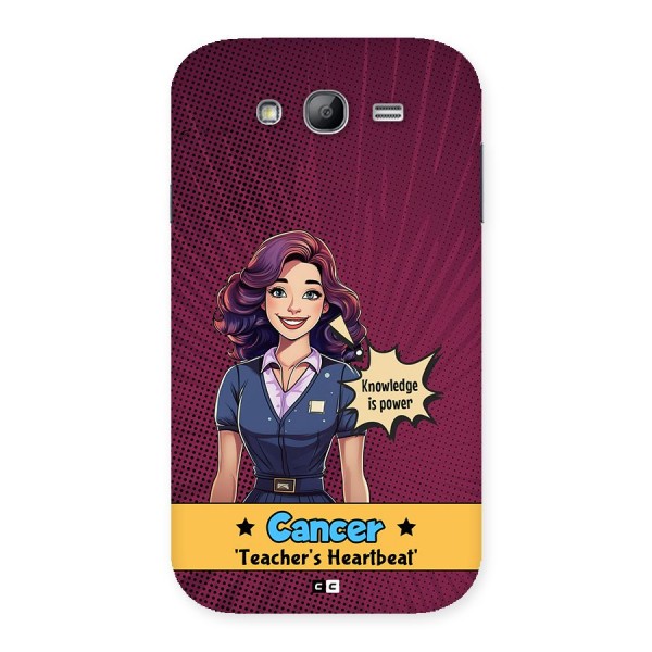 Cancer Heartbeat Back Case for Galaxy Grand