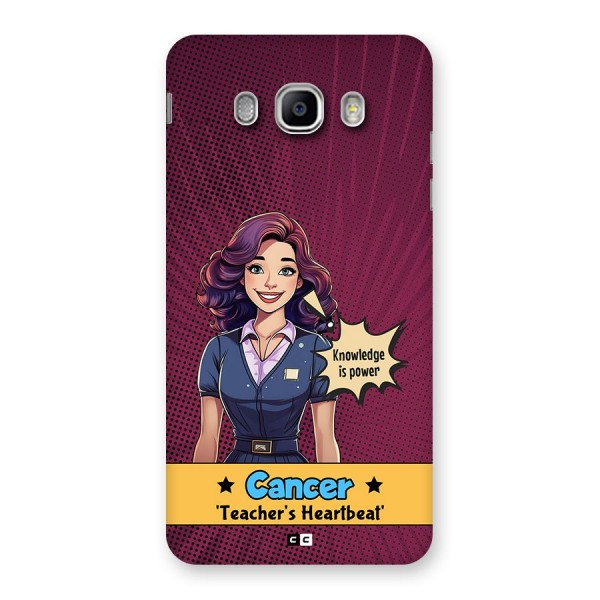 Cancer Heartbeat Back Case for Galaxy J5 2016