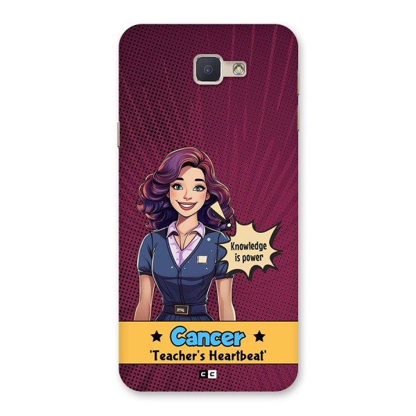 Cancer Heartbeat Back Case for Galaxy J5 Prime