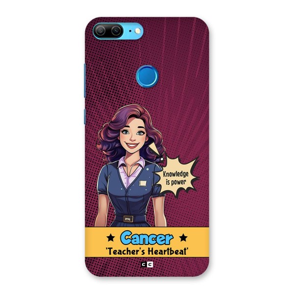 Cancer Heartbeat Back Case for Honor 9 Lite