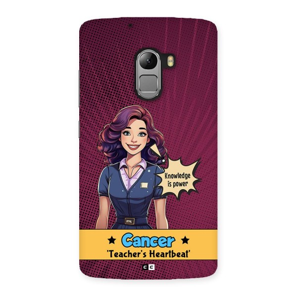 Cancer Heartbeat Back Case for Lenovo K4 Note