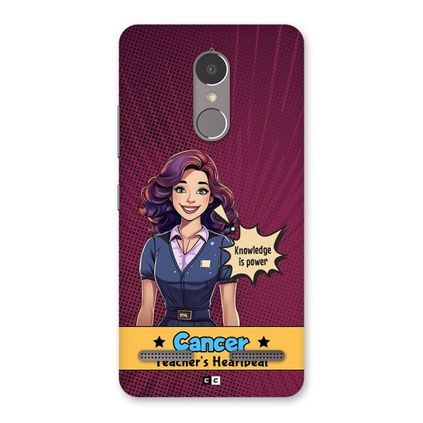 Cancer Heartbeat Back Case for Lenovo K6 Power