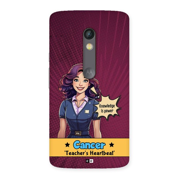 Cancer Heartbeat Back Case for Moto X Play