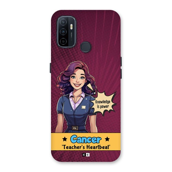 Cancer Heartbeat Back Case for Oppo A33 (2020)
